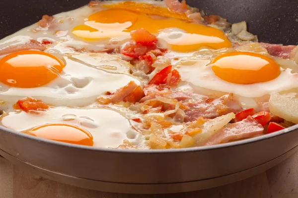 Scramble egg — Stock Photo, Image