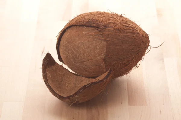 Coconut on the table — Stock Photo, Image