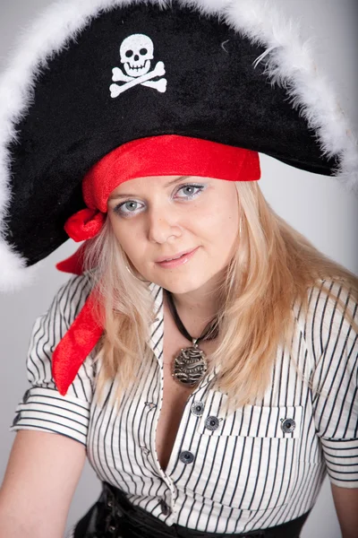 Girl pirate — Stock Photo, Image