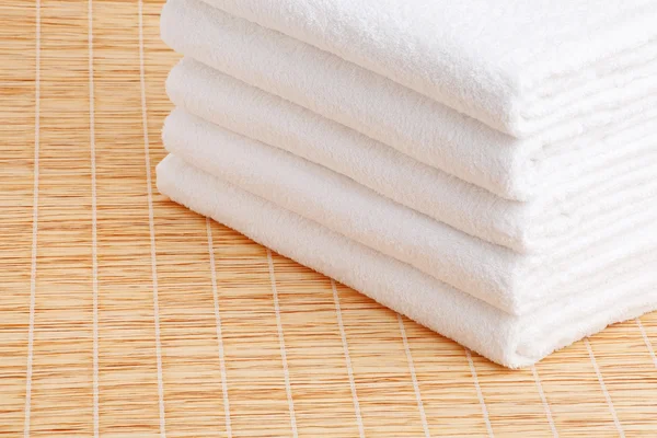 Pilha da toalha limpa — Fotografia de Stock