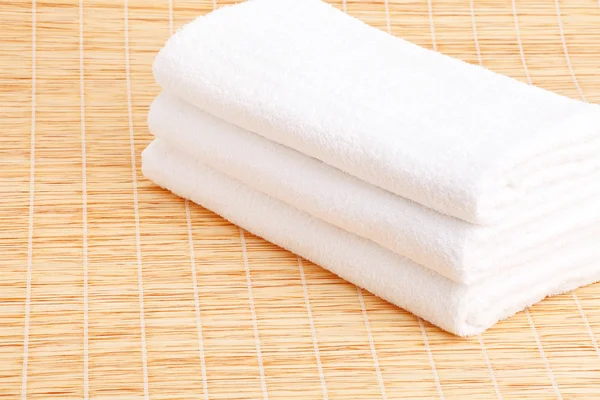 Pilha da toalha limpa — Fotografia de Stock