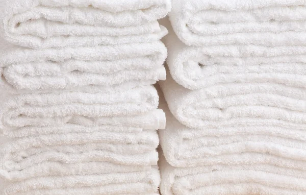 Temiz bir havlu yığını — Stok fotoğraf