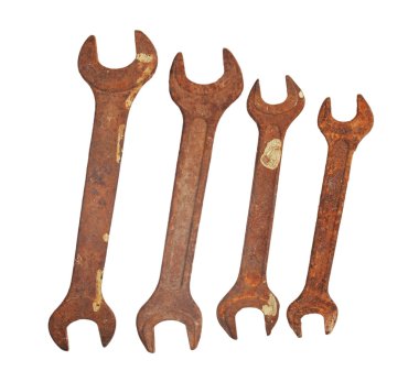 izole paslı İngiliz anahtarları