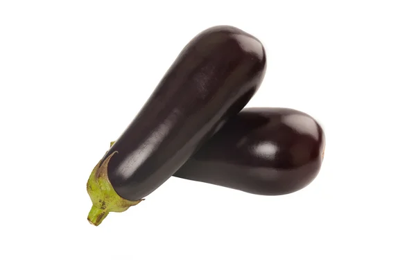 Eggplantor isolerade — Stockfoto