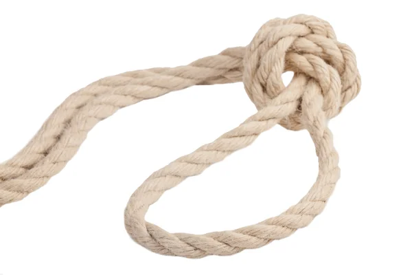 Rope with knot — Stock Photo, Image