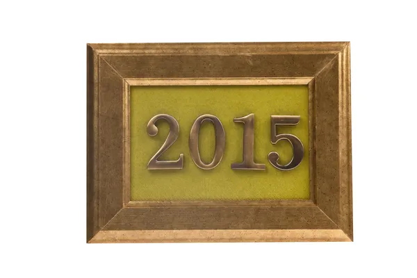 2015 golden numbers — Stock Photo, Image