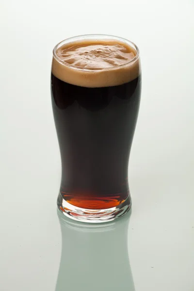 Full glass of beer or kvass — Stock Photo, Image