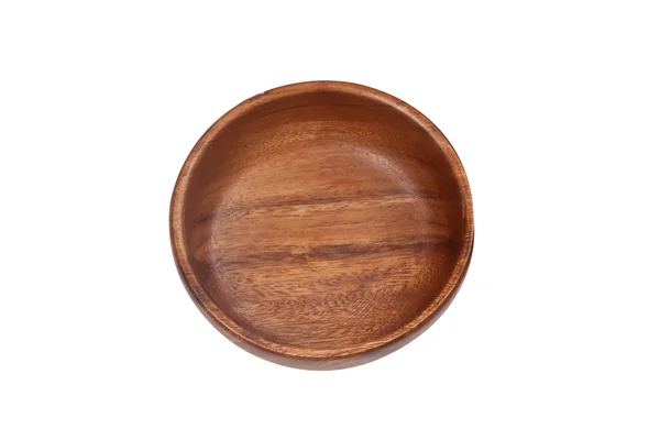 Empty Wooden Bowl — Stock Photo, Image