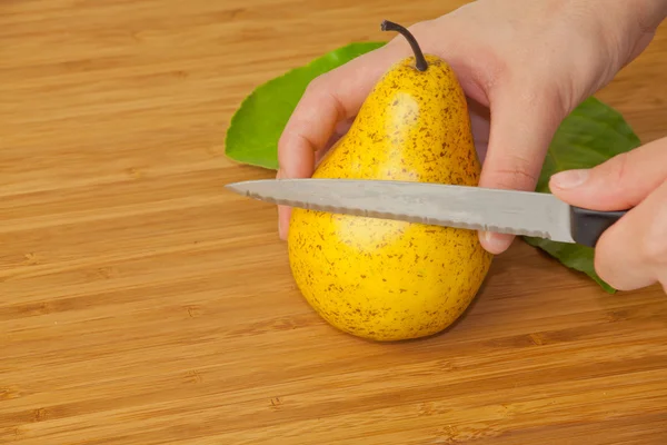 Sliced Pear — Stock Photo, Image