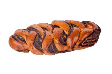 haşhaş tohumu ile örgülü ekmek