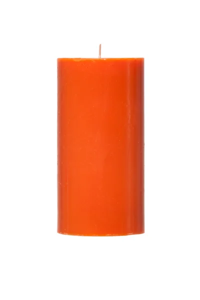 Orangene Kerze — Stockfoto