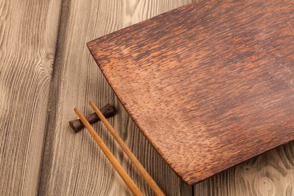 Empty dishes for sushi and rolls — Stock Photo, Image