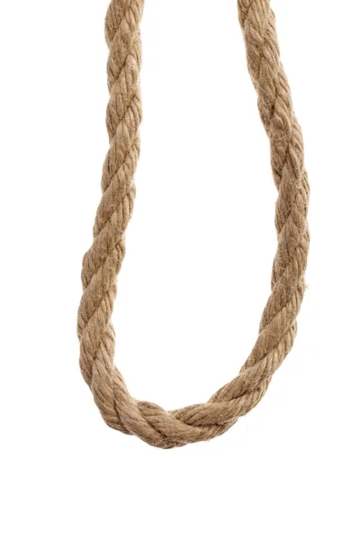 Крупним планом коричнева мотузка . — стокове фото