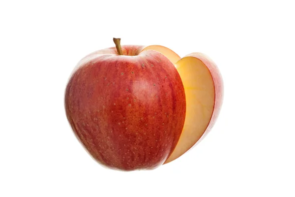 Slice of red apple — Stock Photo, Image