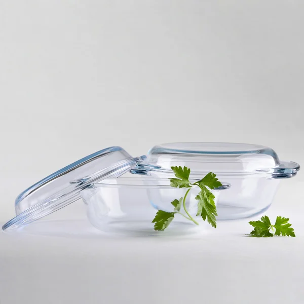 Glass pot — Stock Photo, Image