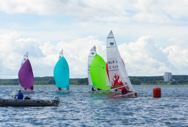 Regatta em sc 2013 sınıfta. Belarus