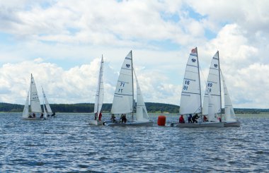 Regatta em sc 2013 sınıfta. Belarus