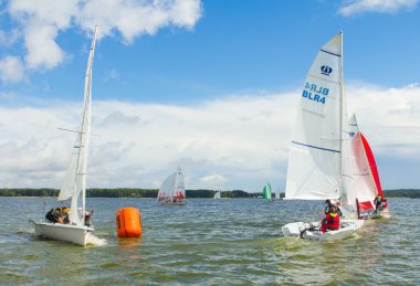 Regatta em sc 2013 sınıfta. Belarus