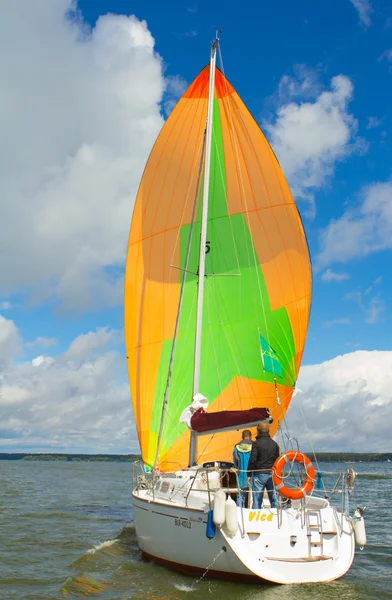 Regatta in de klasse van em sc 2013. Wit-Rusland — Stockfoto