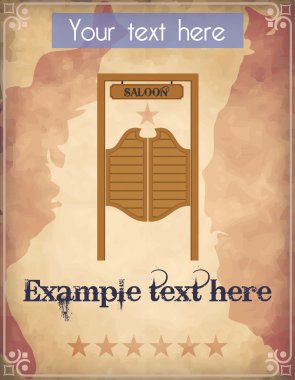 Poster ile salon kapısı