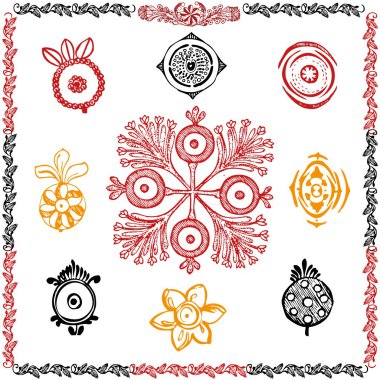 geleneksel motif koleksiyonu