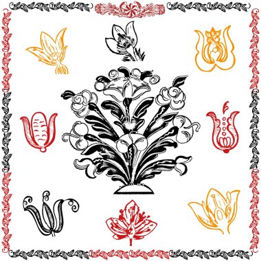 geleneksel motif koleksiyonu