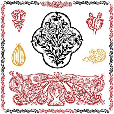 geleneksel motif koleksiyonu