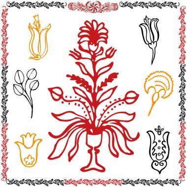 geleneksel motif koleksiyonu