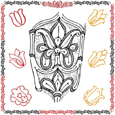 geleneksel motif koleksiyonu