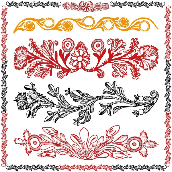 Traditionele motif collectie — Stockvector