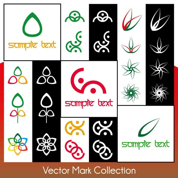 Vector symbol collection — Stock Vector