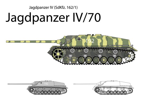 German WW2 Jagdpanzer IV with long 75 mm gun