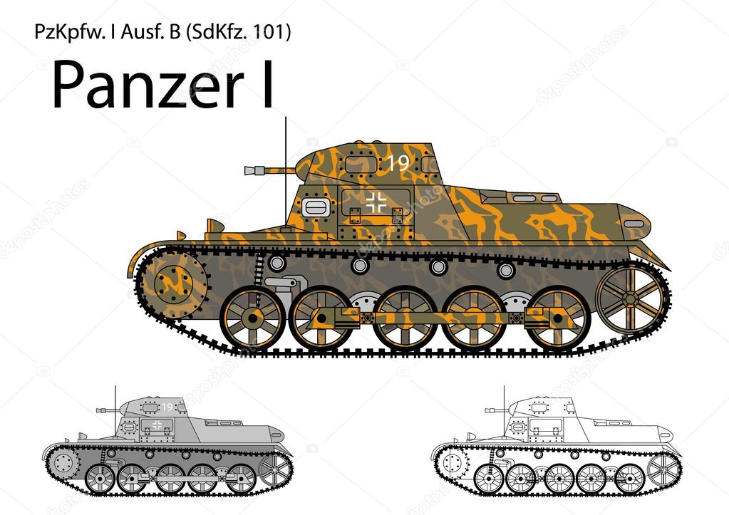 german wwii tank clipart