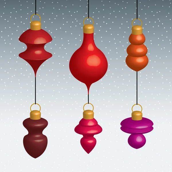 Décorations de Noël — Image vectorielle