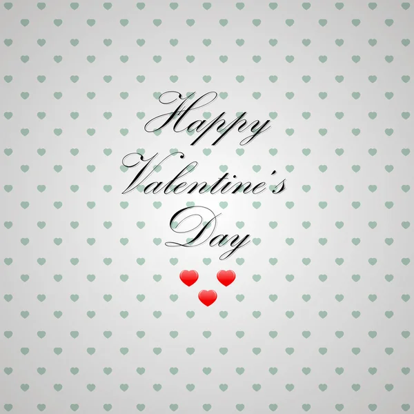 Valentine's Day Seamless Background with Hearts — Stock Vector