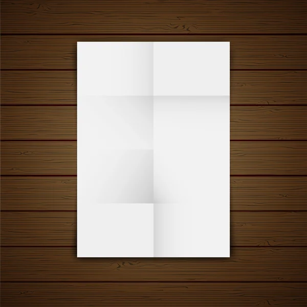 Empty paper sheet. — Stock Vector