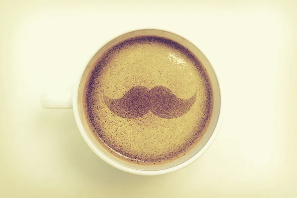 Mustache  cup — Stock Photo, Image