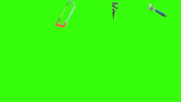 Outillage à main vintage d'occasion animation, clé chromatique, élément source graphique