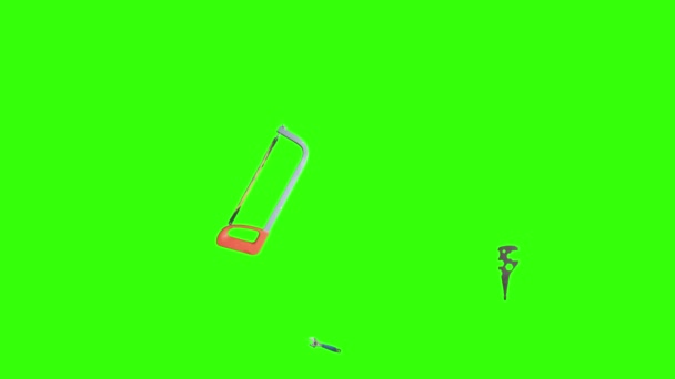 Outillage à main vintage d'occasion animation, clé chromatique, élément source graphique