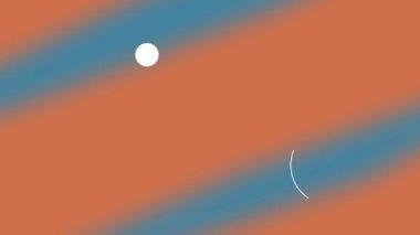 Modern Düz Hareket Arkaplan Canlandırmasını şekillendirir, kusursuz döngü