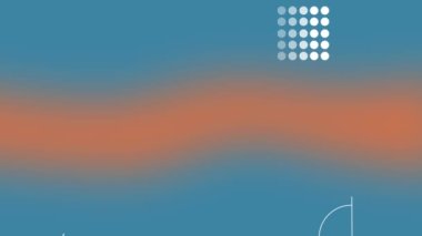 Modern Düz Hareket Arkaplan Canlandırmasını şekillendirir, kusursuz döngü