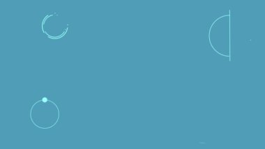 Modern Düz Hareket Arkaplan Canlandırmasını şekillendirir, kusursuz döngü