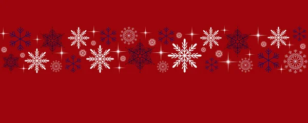 Een Spandoek Voor Decoratie Voor Wintervakantie Kerstmis Nieuwjaar Sneeuwvlokken Highlights — Stockfoto