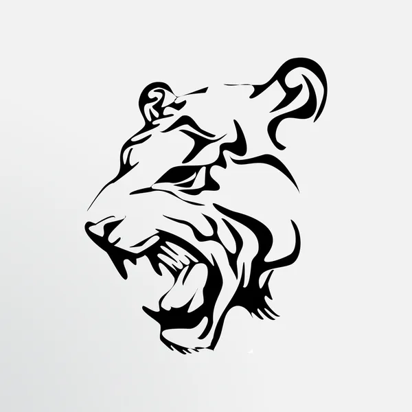 Tigre de tatouage — Image vectorielle