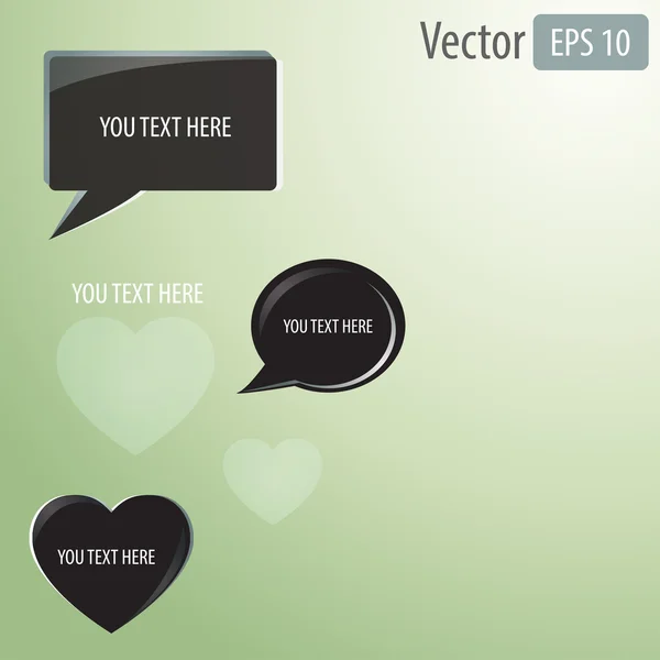 Abstract Vector Bubbles — Stock Vector