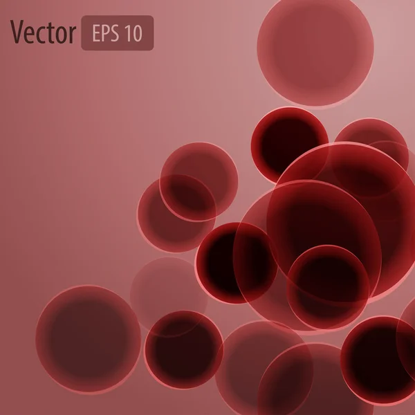 Círculos de fondo vectoriales — Vector de stock