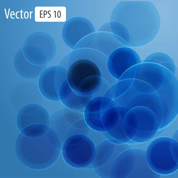 Círculos de fundo vetorial — Vetor de Stock