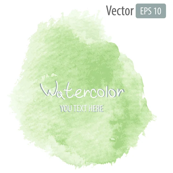 Manchas de aquarela vetorial — Vetor de Stock