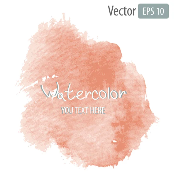 Manchas de aquarela vetorial — Vetor de Stock