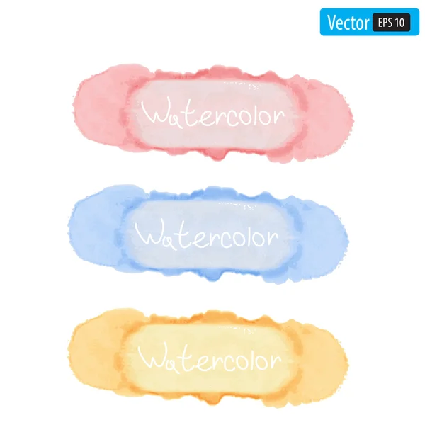 Vector illustration of Watercolor — Stock Vector
